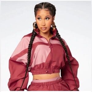 Reebok Women's Pink and Red Jacket